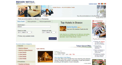 Desktop Screenshot of brasov-hotels.ro